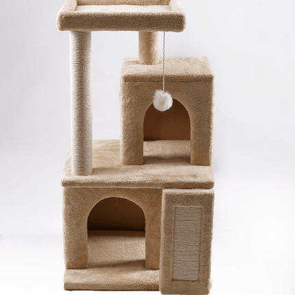 Ziggy Pupps Cat Cat Tree Platform With Indoor Scratches And Posts Large