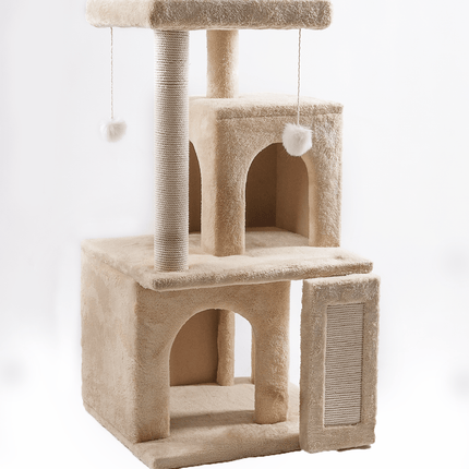Ziggy Pupps Cat Cat Tree Platform With Indoor Scratches And Posts Large