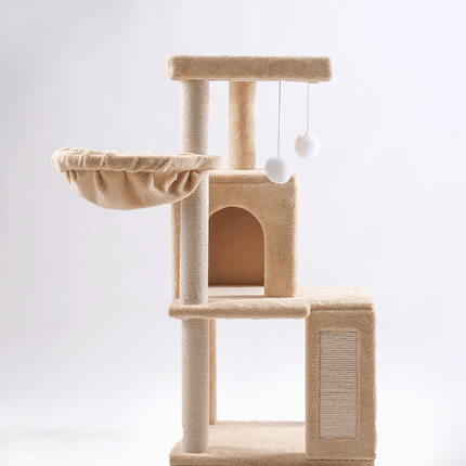 Ziggy Pupps Cat Cat Tree Platform With Indoor Scratches And Posts medium