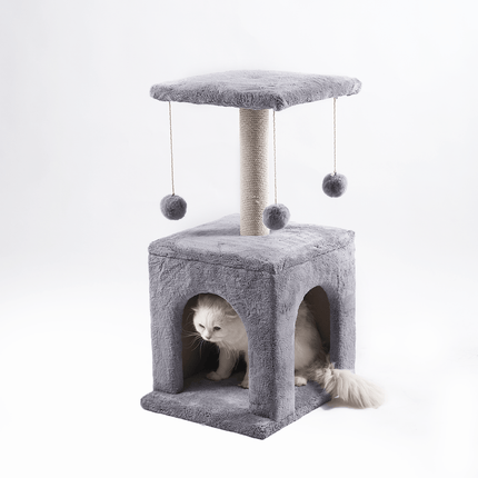 Ziggy Pupps Cat Cat Tree Platform With Indoor Scratches And Posts X small