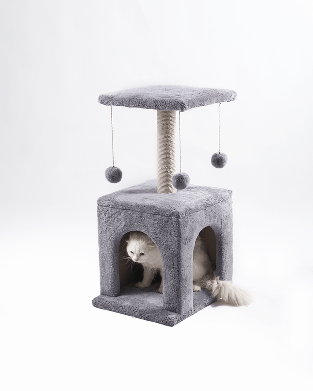 Ziggy Pupps Cat Cat Tree Platform With Indoor Scratches And Posts X small