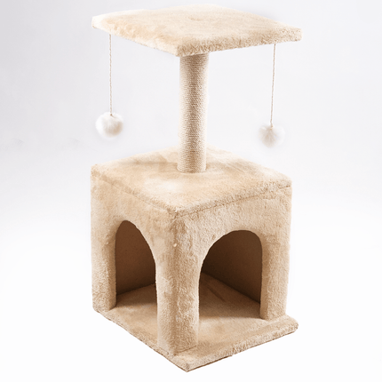 Ziggy Pupps Cat Cat Tree Platform With Indoor Scratches And Posts X small