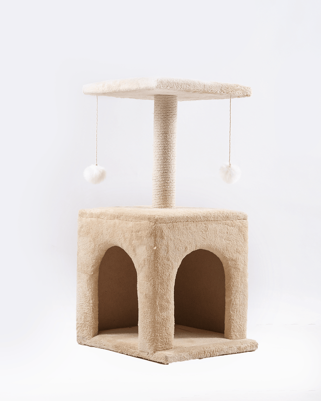 Ziggy Pupps Cat Cat Tree Platform With Indoor Scratches And Posts X small
