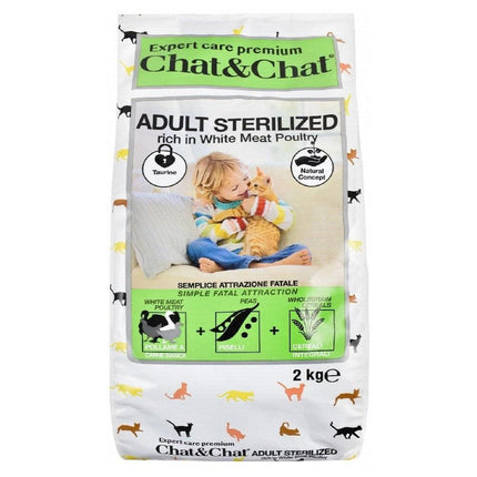 Ziggy Pupps Cat Chat and Chat Dry Food with Sterilized Adult Cats 2 kg