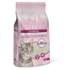 Ziggy Pupps Cat City Cat Clumping Litter Baby Powder Scent 10 L