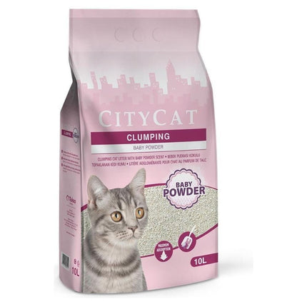 Ziggy Pupps Cat City Cat Clumping Litter Baby Powder Scent 10 L