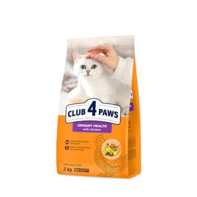 Ziggy Pupps Cat Club 4 Paws Urinary Health Dry Food with Chicken for Adult Cats 2 kg