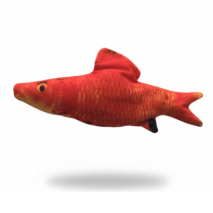 Ziggy Pupps Cat Crazy Fish Moving toys with Usb Orange