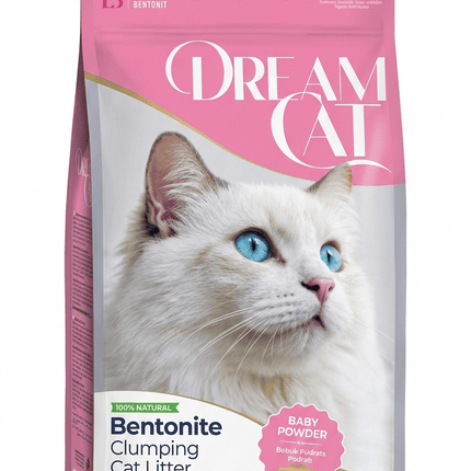 Ziggy Pupps Cat Dream Cat Bentonite Clumping Cat Litter Baby Powder Scent 20 L
