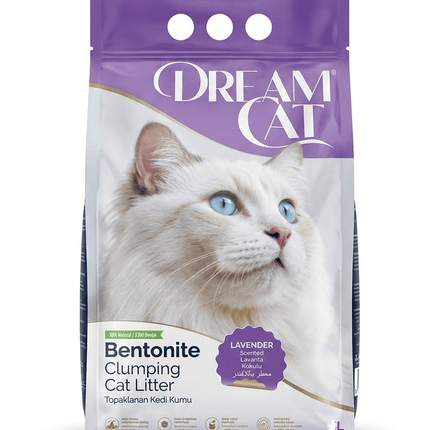 Ziggy Pupps Cat Dream Cat Bentonite Clumping Cat Litter Lavender Scent 20 L