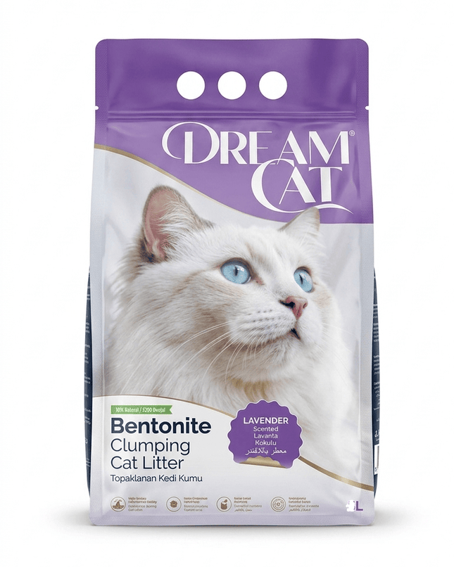 Ziggy Pupps Cat Dream Cat Bentonite Clumping Cat Litter Lavender Scent 20 L