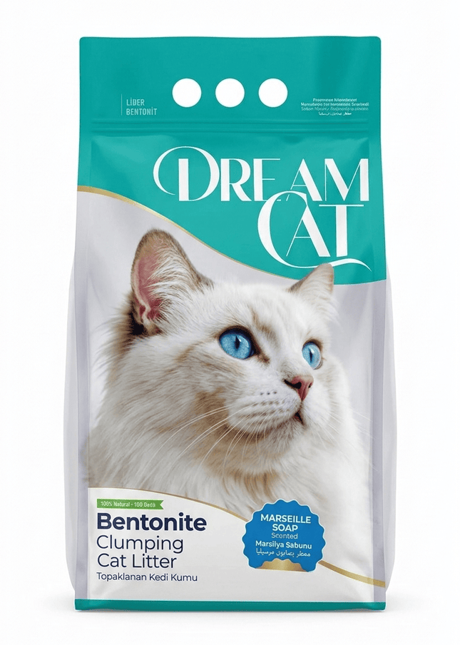 Ziggy Pupps Cat Dream Cat Bentonite Clumping Cat Litter Marseille Soap Scent 10 L