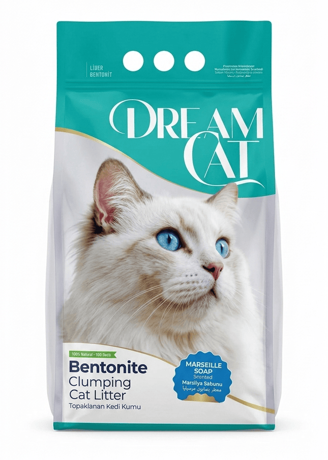 Ziggy Pupps Cat Dream Cat Bentonite Clumping Cat Litter Marseille Soap Scent 20 L