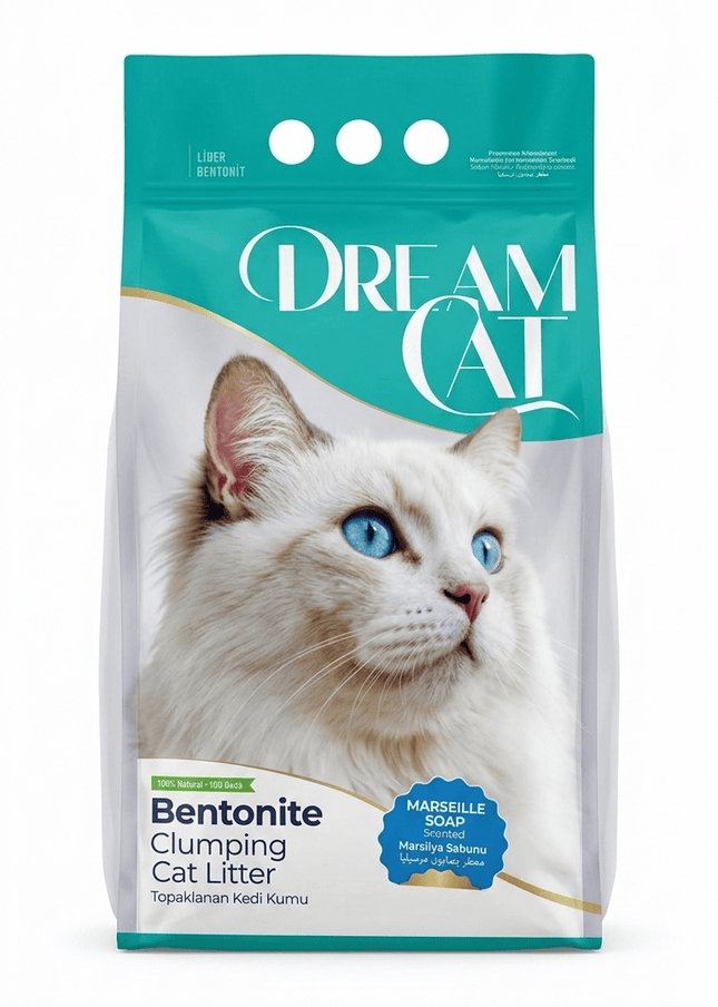 Ziggy Pupps Cat Dream Cat Bentonite Clumping Cat Litter Marseille Soap Scent 5 L