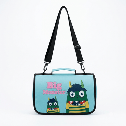 Ziggy Pupps Cat Foldable Soft Sided Cat Travel Carrier Bag Big Monster Print Size 36 × 20 × 20 cm