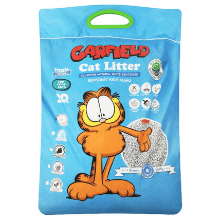 Ziggy Pupps Cat Garfield Eco-Friendly White Bentonite Clumping Cat Litter Baby Powder Scent 20 L