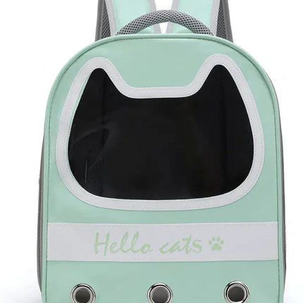 Ziggy Pupps Cat Glaceon Net bag Pet carrier for Cat and Dog Silver Mint green