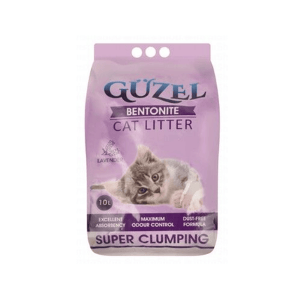 Ziggy Pupps Cat Guzel Bentonite Clumping Cat Litter lavender Scent 10L