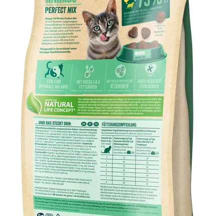Ziggy Pupps Cat Happy Cat Minkas Perfect Mixed Dry Food for Adult Cats 1.5 kg
