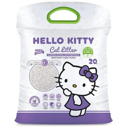 Ziggy Pupps Cat Hello Kitty White Bentonite Clumping Cat Litter Lavander 20 L