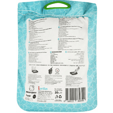 Ziggy Pupps Cat Hello Kitty White Bentonite Clumping Cat Litter Marseille Soap 20 L