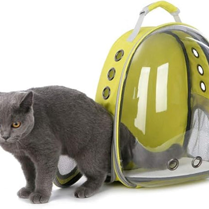 Ziggy Pupps Cat Himalaya Back Bag For Cat yellow
