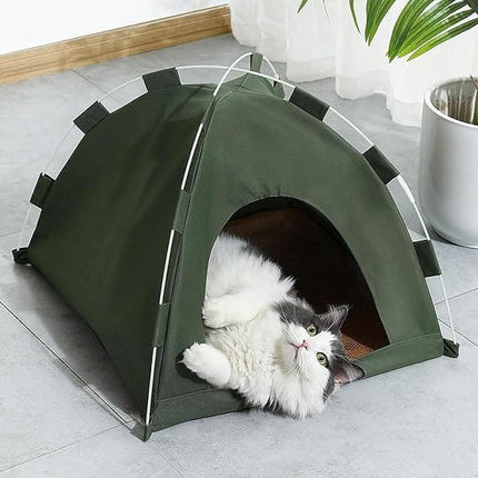 Ziggy Pupps Cat Himalaya Tent For Pets Size Large Green