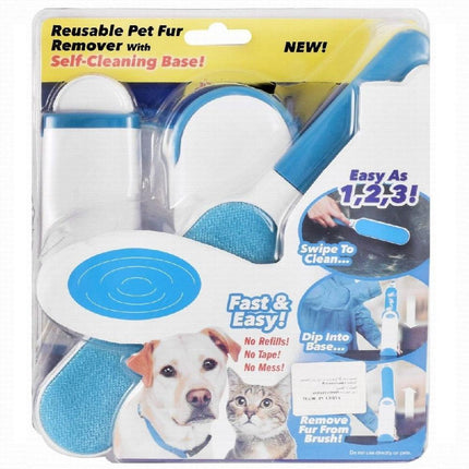 Ziggy Pupps Cat Hurricane Fur Wizard Self Cleaning Base Hair Remover 3Ps