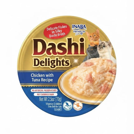 Ziggy Pupps Cat Inaba Dashi Delights Wet Cat Food Chicken with Tuna Recipe 70g