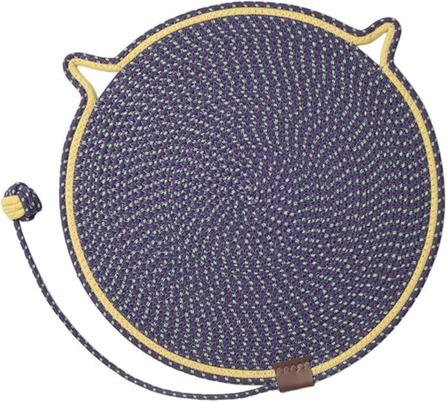 Ziggy Pupps Cat Interactive Cat Scratching Mat with Ball Toy Size 50cm