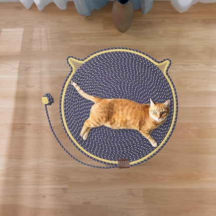 Ziggy Pupps Cat Interactive Cat Scratching Mat with Ball Toy Size 50cm