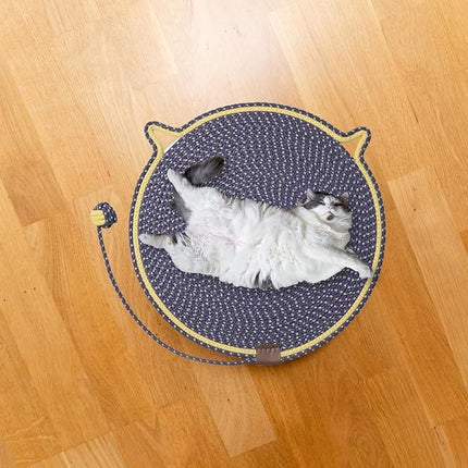 Ziggy Pupps Cat Interactive Cat Scratching Mat with Ball Toy Size 50cm
