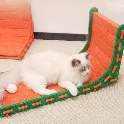Ziggy Pupps Cat Interactive Cat Scratching Pad Non Slip Furniture Protector Board