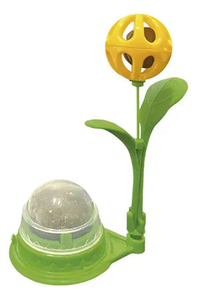 Ziggy Pupps Cat Interactive Catnip Toy with Bell and Scratching Base
