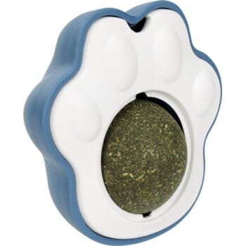Ziggy Pupps Cat Interactive Paw Shaped Catnip Wall Ball Available in Multi Colors