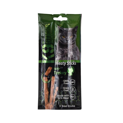 Ziggy Pupps Cat K9 Meaty Sticks Cat Treats with Turkey 3 pcs
