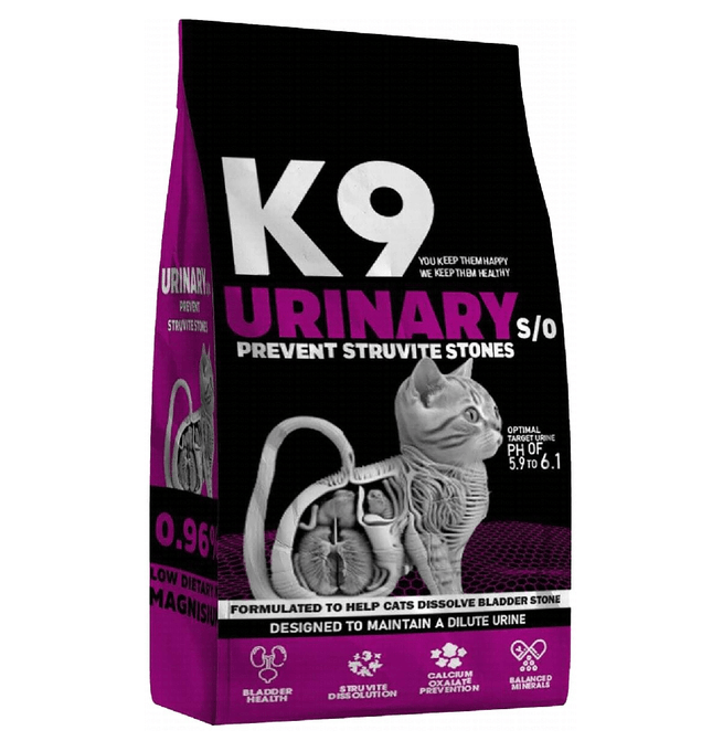 Ziggy Pupps Cat K9 Urinary S/O Dry Cat Food 2 kg