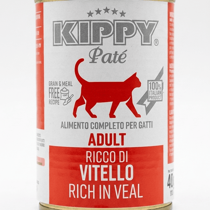 Ziggy Pupps Cat Kippy Wet Food For adult Cat Veal 400 gr