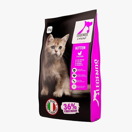Ziggy Pupps Cat Legends Dry Food with Chicken for Kittens 3 kg