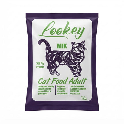 Ziggy Pupps Cat Lookey Mix Adult Dry Cat Food 1 Kg