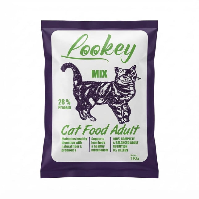 Ziggy Pupps Cat Lookey Mix Adult Dry Cat Food 1 Kg