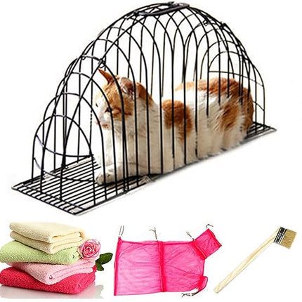 Ziggy Pupps Cat Metal cage for bathing cats veterinary