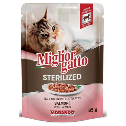 Ziggy Pupps Cat Miglior Gatto Wet Food with Delicate Salmon for Sterilized Cats 85 gr