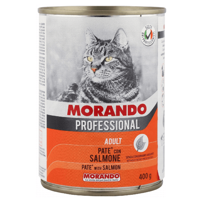 Ziggy Pupps Cat Morando Professional Pate with Salmon for Adult Cats 400 gr