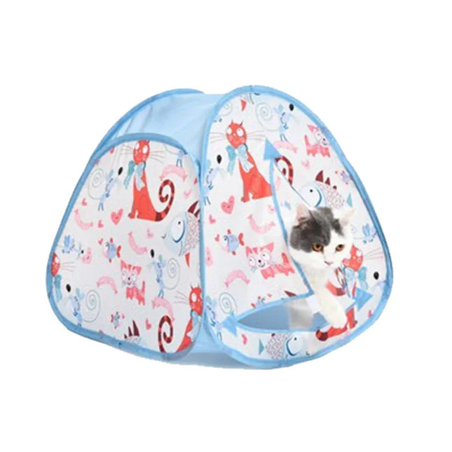 Ziggy Pupps Cat Naomi Square Game Multicolored Cat Tunnel