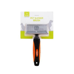Ziggy Pupps Cat Nunbell medium Black and Orange Pet Slicker grooming Brush