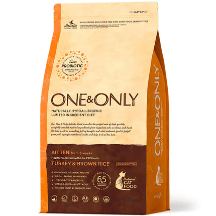 Ziggy Pupps Cat One And Only dry food for cat kitten with Turkey and rice 2 kg