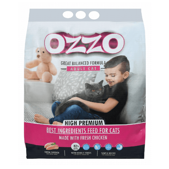 Ziggy Pupps Cat Ozzo Dry Food with Chicken for Sensitive Adult Cats 10 kg