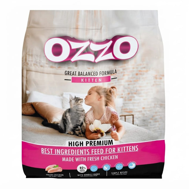 Ziggy Pupps Cat Ozzo Dry Food with Chicken for Sensitive kitten Cats 10 kg