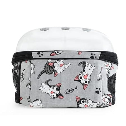 Ziggy Pupps cat Panoramic Space Capsule Pet Carrier Backpack Pop Art Print